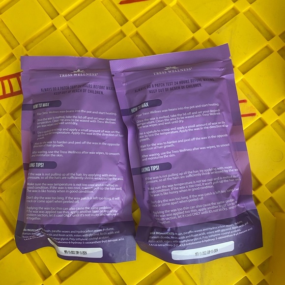 2 Tress Wellness Lavender Hard Wax Beans lavender - Picture 4 of 4